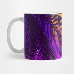 80s sunset synthwave Mug